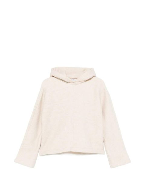 Max Mara logo-embroidered hoodie - Neutrals - zdjęcie produktu nr 1