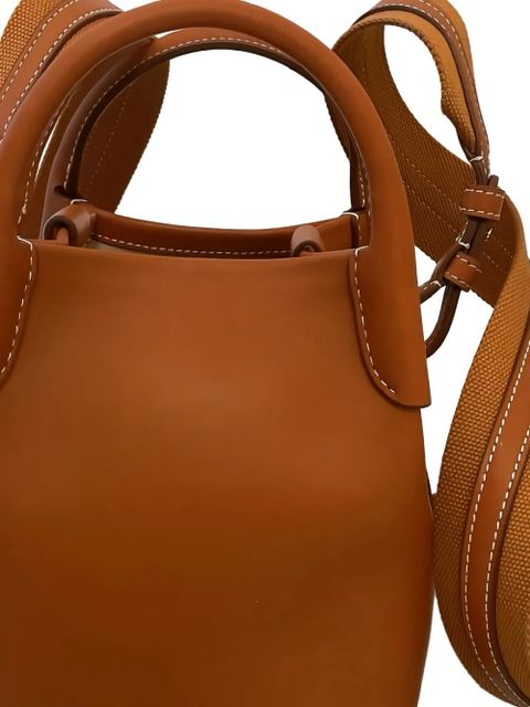 Loro Piana top-handle leather tote bag - Brown - zdjęcie produktu nr 2