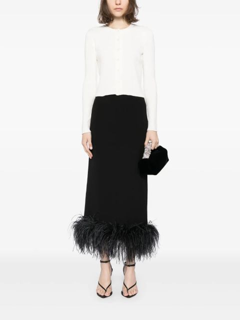 Reformation Joanne organic cotton blend cardigan - White