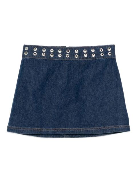 Reformation Jaylene denim skirt - Blue - zdjęcie produktu nr 1