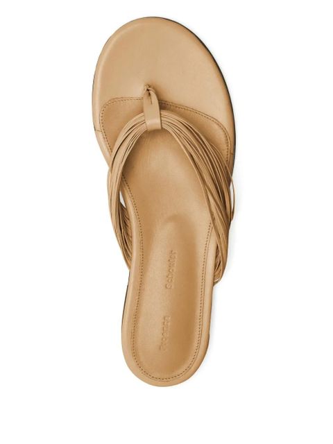Proenza Schouler pleated thong sandals - Neutrals