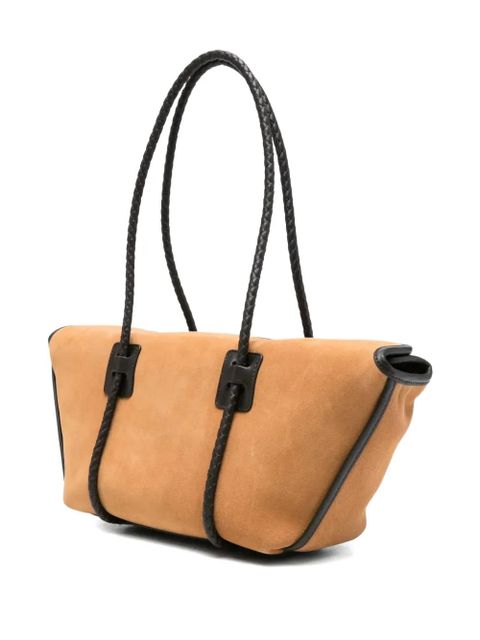 Hereu Forna braided handle shoulder bag - Brown