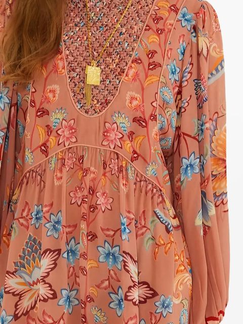 FARM Rio floral-print blouse - Orange - zdjęcie produktu nr 2