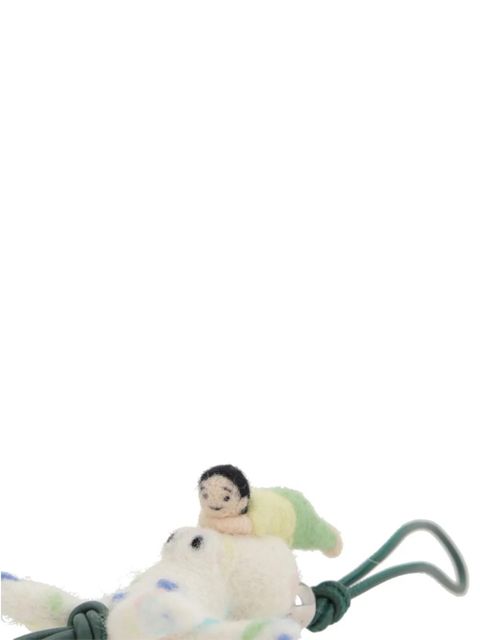 LOEWE Octopus felt charm - White