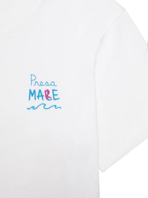 MC2 Saint Barth embroidered-motif T-shirt - White