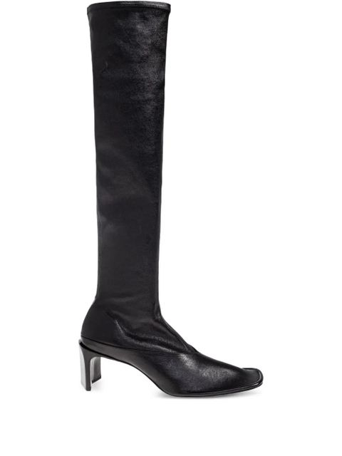 Jil Sander 70mm knee-high square-toe boots - Black - zdjęcie produktu nr 1