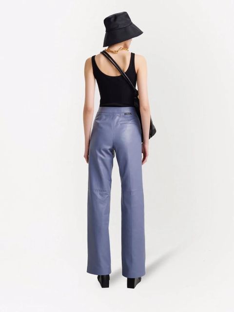 Off-White snap split flared trousers - Grey