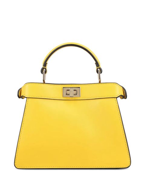 FENDI small Peekaboo ISeeU tote bag - Yellow - zdjęcie produktu nr 2