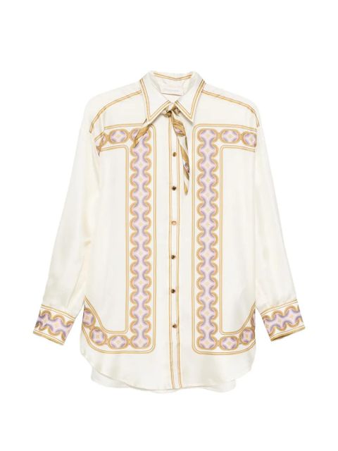ZIMMERMANN Luna Retro shirt - Neutrals - zdjęcie produktu nr 1