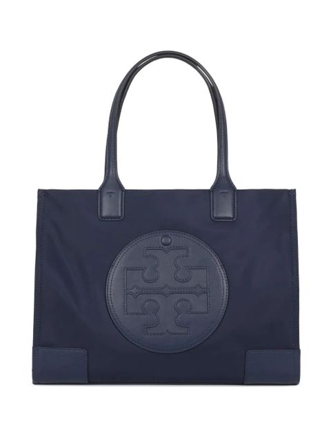 Tory Burch large Ella Patent logo-embossed tote bag - Blue - zdjęcie produktu nr 1