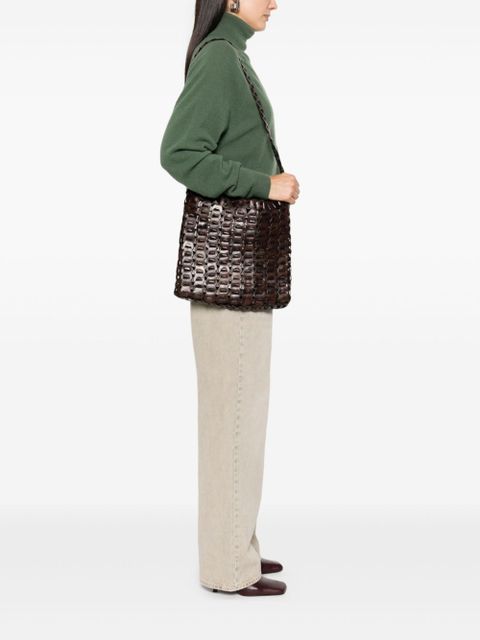 DRAGON DIFFUSION NS Link shoulder bag - Brown