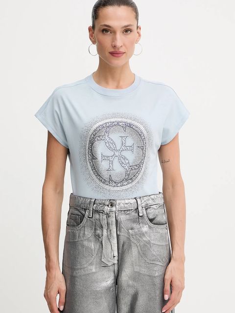 Guess t-shirt bawełniany 4G - zdjęcie produktu nr 1