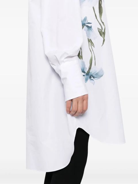Givenchy printed poplin shirt - White