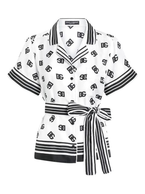Dolce & Gabbana DNA DG logo-print shirt - White - zdjęcie produktu nr 1
