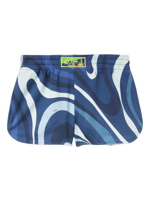 PUCCI Marmo-print shorts - Blue - zdjęcie produktu nr 1