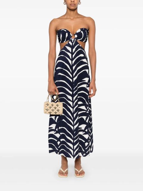 Johanna Ortiz Ocean Layers midi dress - Blue - zdjęcie produktu nr 2