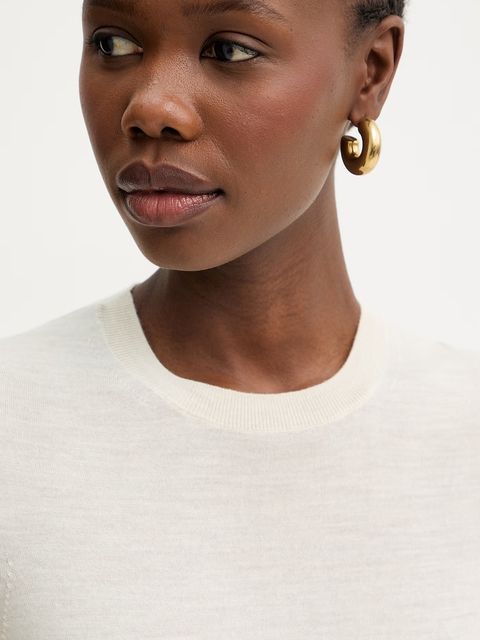 BOSS t-shirt wełniany Farbella