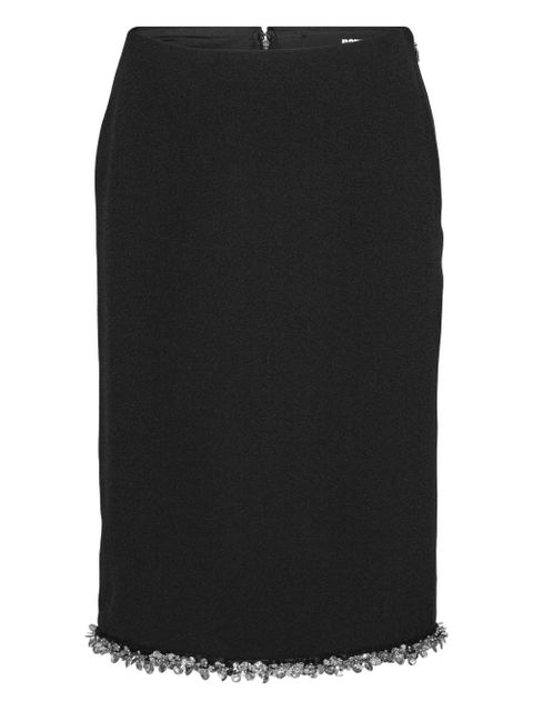 ROTATE BIRGER CHRISTENSEN embellished-detail midi skirt - Black - zdjęcie produktu nr 1