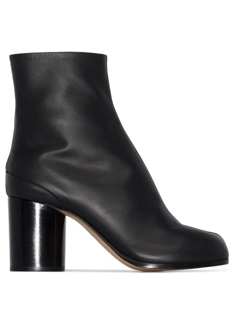 Maison Margiela Tabi 80mm leather ankle boots - Black - zdjęcie produktu nr 1