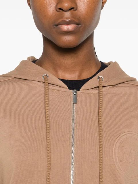 Max Mara Onore zip-up hoodie - Brown