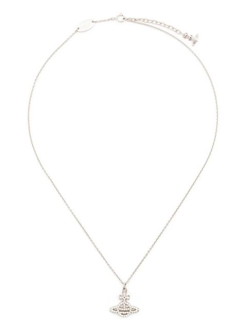 Vivienne Westwood crystal-embellished adjustable-fit necklace - Silver