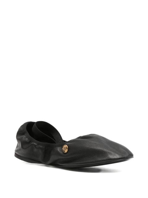 Versace Medusa round-toe ballet flats - Black - zdjęcie produktu nr 2