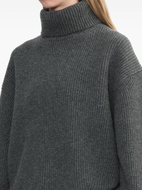 TOTEME roll-neck sweater - Grey - zdjęcie produktu nr 2