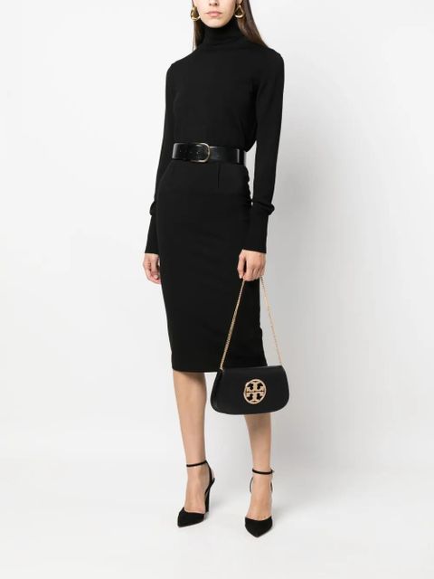 Tory Burch Reva logo-plaque shoulder bag - Black - zdjęcie produktu nr 2