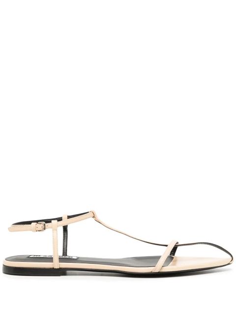 Jil Sander strappy flat sandals - Neutrals - zdjęcie produktu nr 1