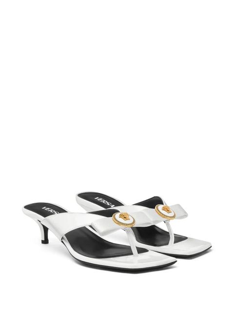 Versace Gianni 45mm leather sandals - White - zdjęcie produktu nr 2