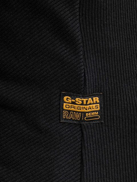 G-Star longsleeve 0 kolor czarny z półgolfem D26905.E136