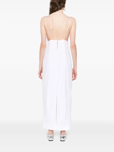 KHAITE Tulula midi dress - White