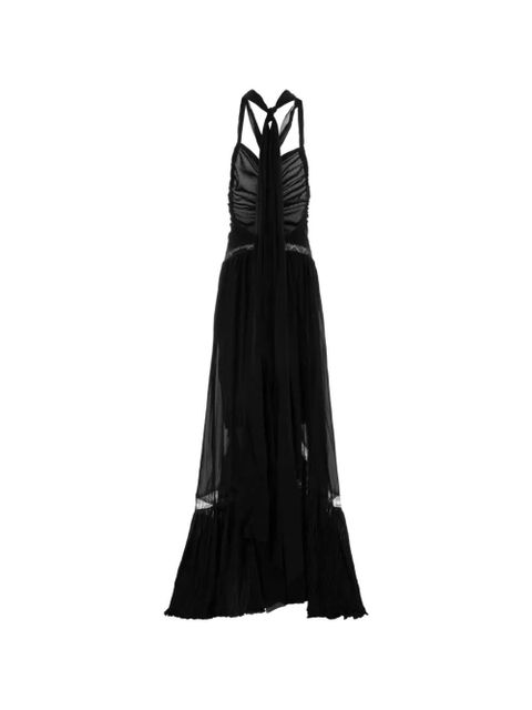 Blumarine ruched pleated dress - Black - zdjęcie produktu nr 2