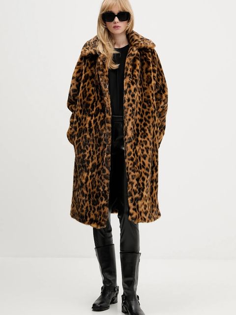 HUGO płaszcz kolor brązowy 50547609