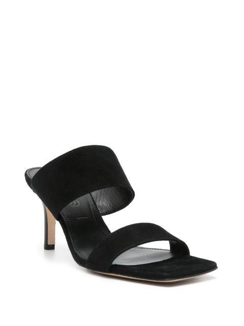 Aeyde 70mm suede sandals - Black - zdjęcie produktu nr 2