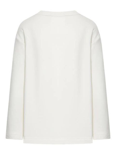 Max Mara embossed-logo sweatshirt - White - zdjęcie produktu nr 2
