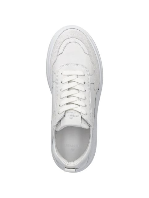 Copenhagen panelled leather sneakers - White