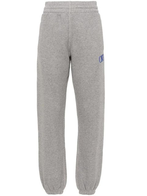 Off-White logo-embroidered track pants - Grey - zdjęcie produktu nr 1