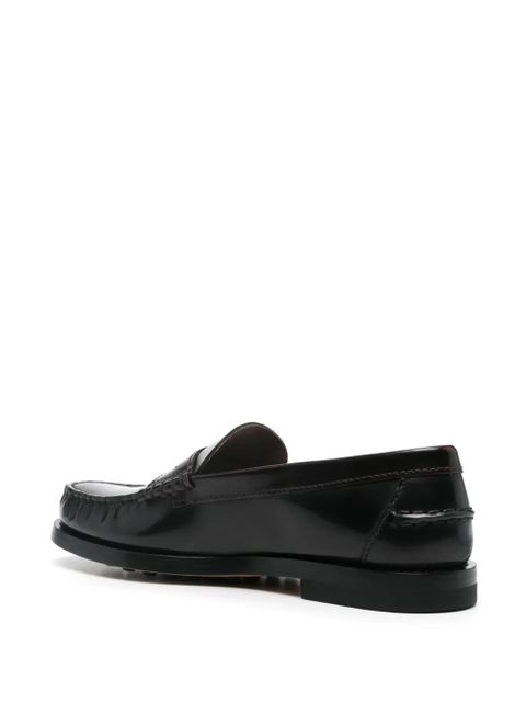 Tod's gathered-detail loafers - Brown