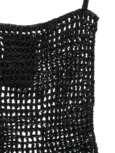 DRAGON DIFFUSION knitted shoulder bag - Black - zdjęcie produktu nr 2