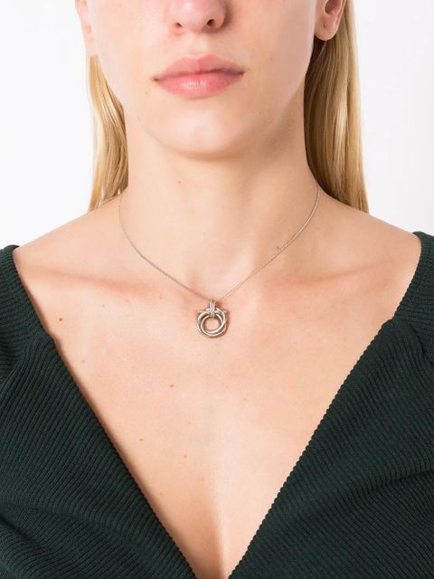 Ferragamo Gancini pendant necklace - Silver - zdjęcie produktu nr 2
