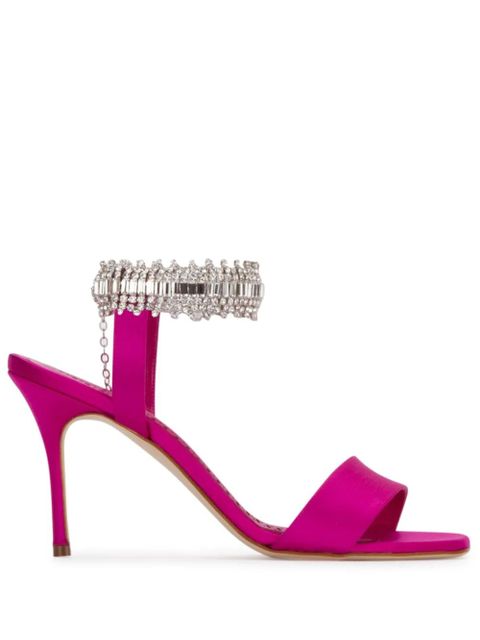 Manolo Blahnik 105mm Parinasan sandals - Purple - zdjęcie produktu nr 1