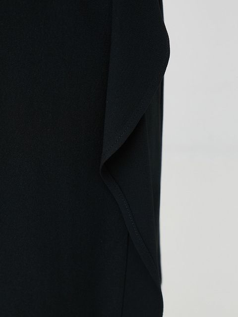 Emporio Armani sukienka kolor czarny mini prosta