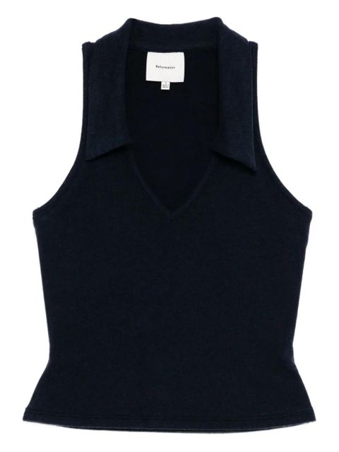 Reformation Austine top - Blue - zdjęcie produktu nr 1