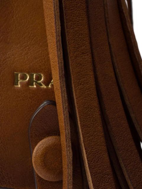 Prada mini Galleria leather tote bag - Brown