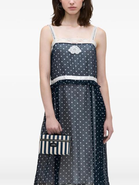 Marc Jacobs striped vanity mini bag - Blue - zdjęcie produktu nr 2