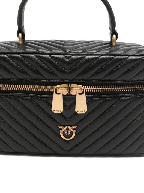 PINKO mini black tote bag