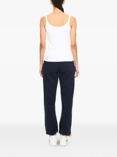 Off-White Royal patch cuff track pants - Blue