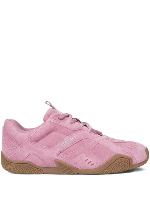 Versace Galaxia suede lace-up trainers - Pink - zdjęcie produktu nr 1