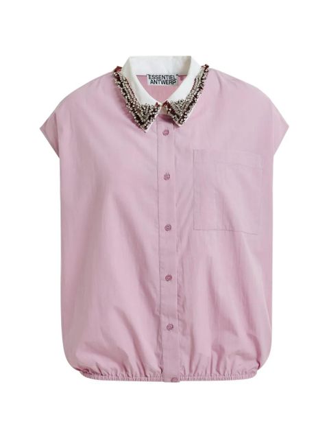 Essentiel Antwerp bead-embellished shirt - Pink - zdjęcie produktu nr 1